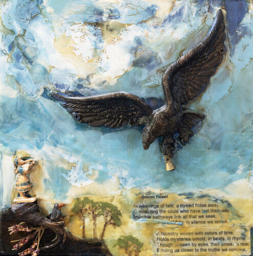 Unknown thread von evy Olsen Halvorsen, Malerei kaufen auf Singulart