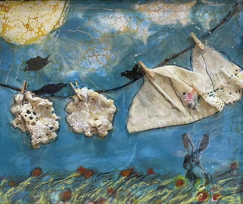 a little breeze van evy Olsen Halvorsen, Schilderij te koop op Singulart
