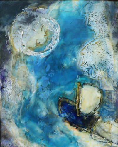 Sail me to the moon de evy Olsen Halvorsen, Pintura a la venta en Singulart