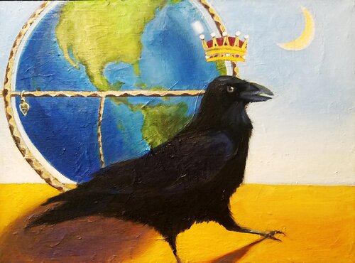 King of the world de evy Olsen Halvorsen, Pintura a la venta en Singulart