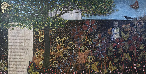 Schubert's Crow von evy Olsen Halvorsen, Malerei kaufen auf Singulart