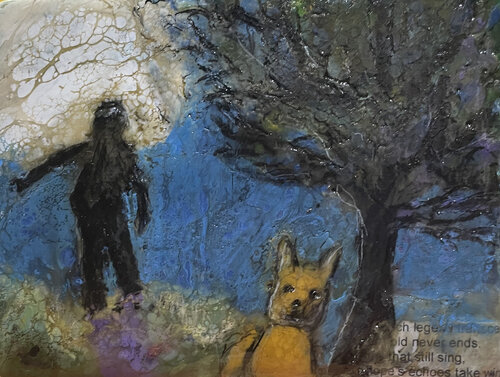 Echoes take wing by evy Olsen Halvorsen, Painting for Sale on Singulart