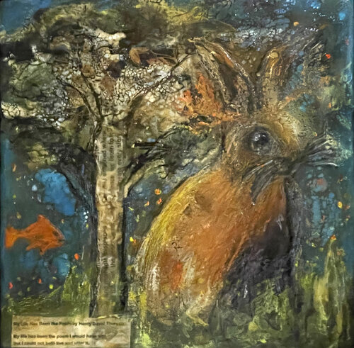 My life has been the poem by evy Olsen Halvorsen, Painting for Sale on Singulart