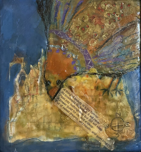 This thing of beauty by evy Olsen Halvorsen, Painting for Sale on Singulart