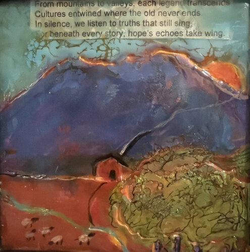 From mountains to valleys by evy Olsen Halvorsen, Painting for Sale on Singulart