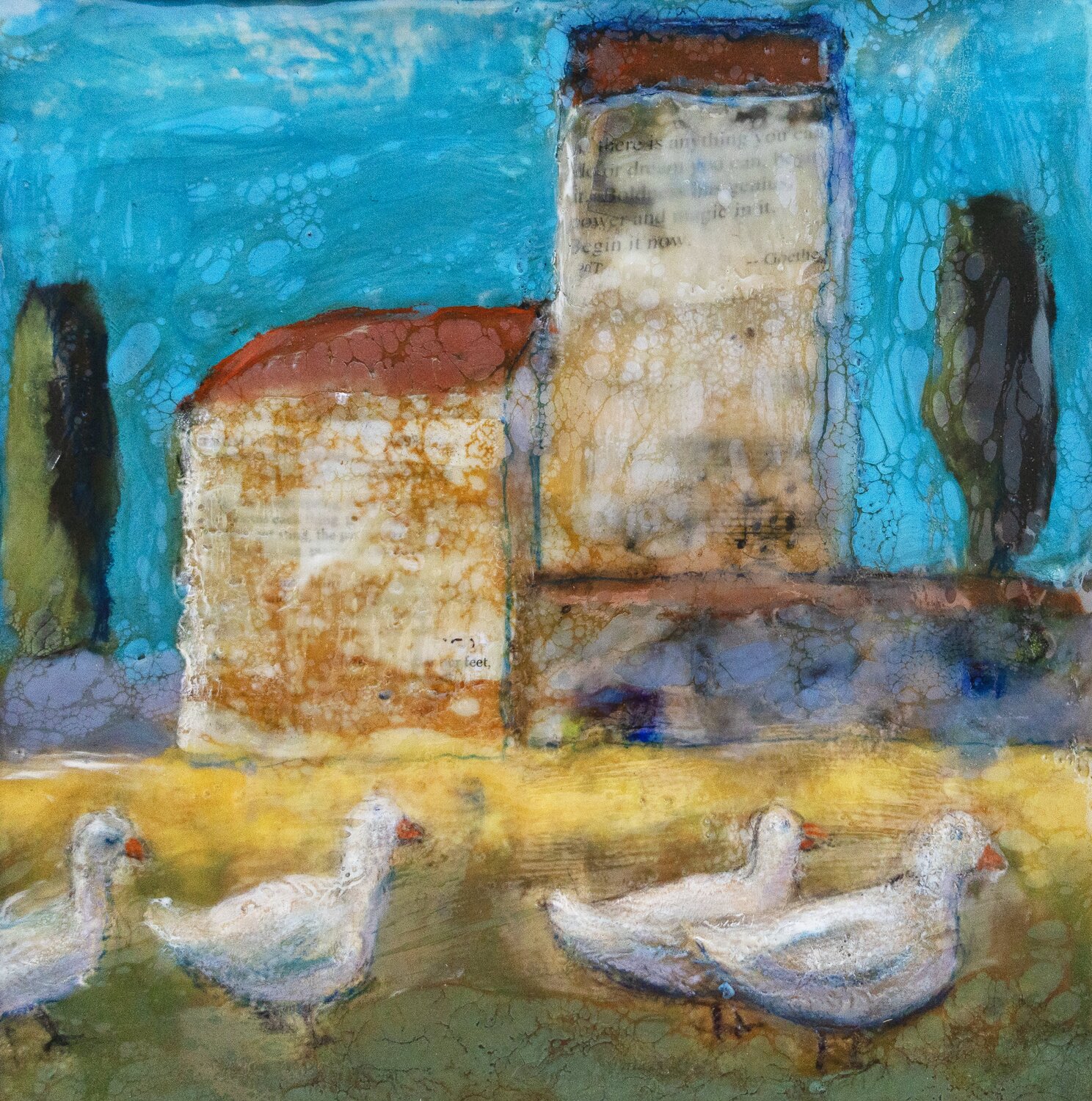 Tuscan ducks evy Olsen Halvorsen