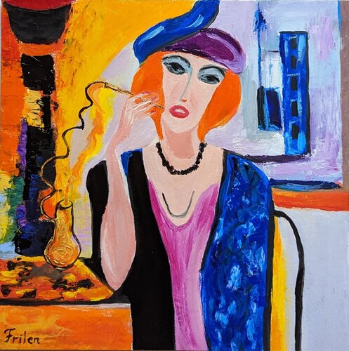 Evening Poise von Ellen Frischbutter, Malerei kaufen auf Singulart
