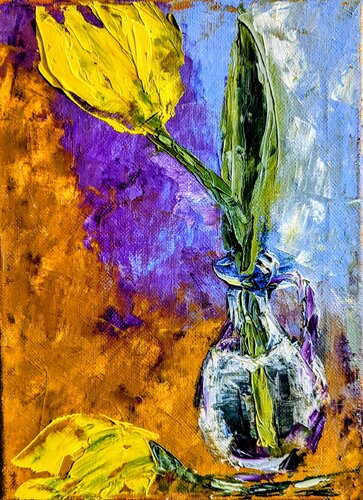Der Tanz von Licht und Farbe van Ellen Frischbutter, Schilderij te koop op Singulart