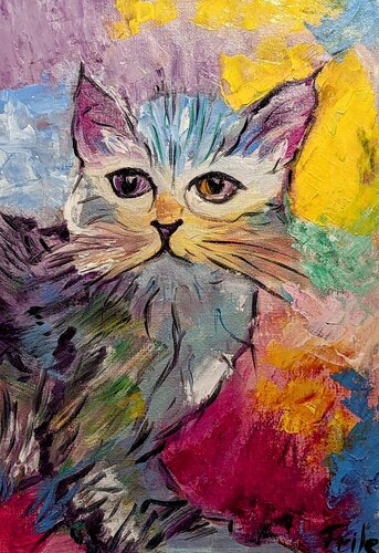 Alice – eine bunte Performance di Ellen Frischbutter, Pittura in vendita su Singulart