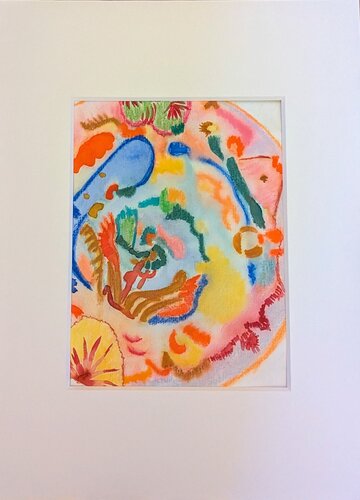 In den Armen der Intuition di Ellen Frischbutter, Pittura in vendita su Singulart
