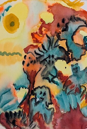 Erwachen des Lichts par Ellen Frischbutter, Peinture en vente sur Singulart