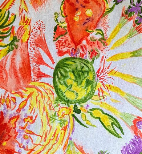 Fruchtbarkeit des Lichts by Ellen Frischbutter, Painting for Sale on Singulart