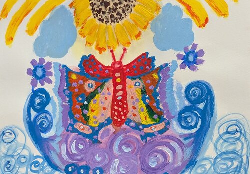 Seed of Light van Ellen Frischbutter, Schilderij te koop op Singulart