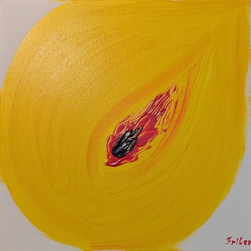 Innere Flamme von Ellen Frischbutter, Malerei kaufen auf Singulart