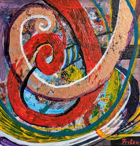 Atem des Universums von Ellen Frischbutter, Malerei kaufen auf Singulart