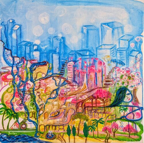 Die Träumende von Ellen Frischbutter, Malerei kaufen auf Singulart