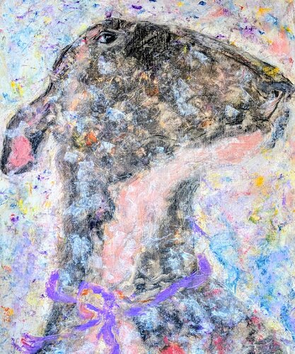 Stilles Tier, tiefe Seele par Ellen Frischbutter, Peinture en vente sur Singulart