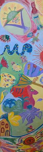 The Dream Map di Ellen Frischbutter, Pittura in vendita su Singulart