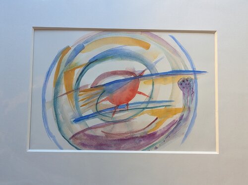 Orbits of Silence by Ellen Frischbutter, Painting for Sale on Singulart