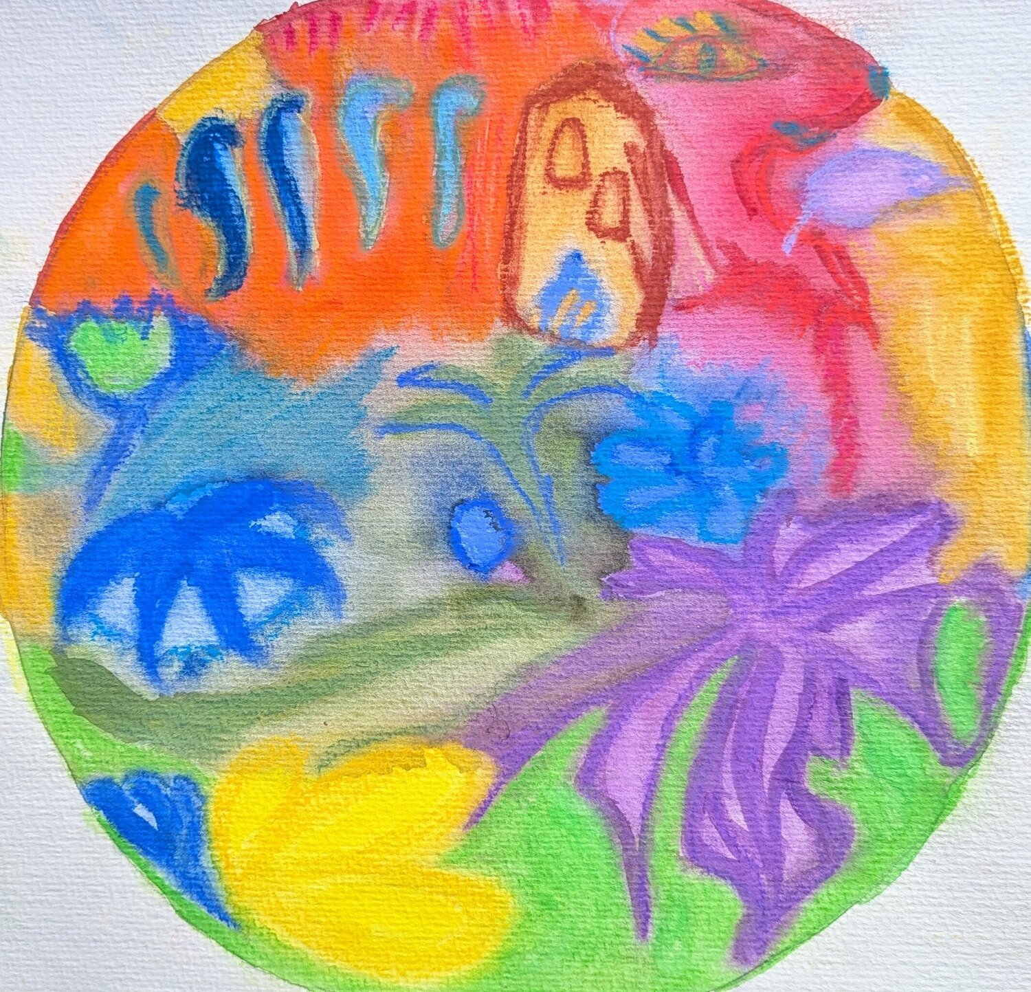 The Flow of Images Ellen Frischbutter Originalgemälde zu verkaufen