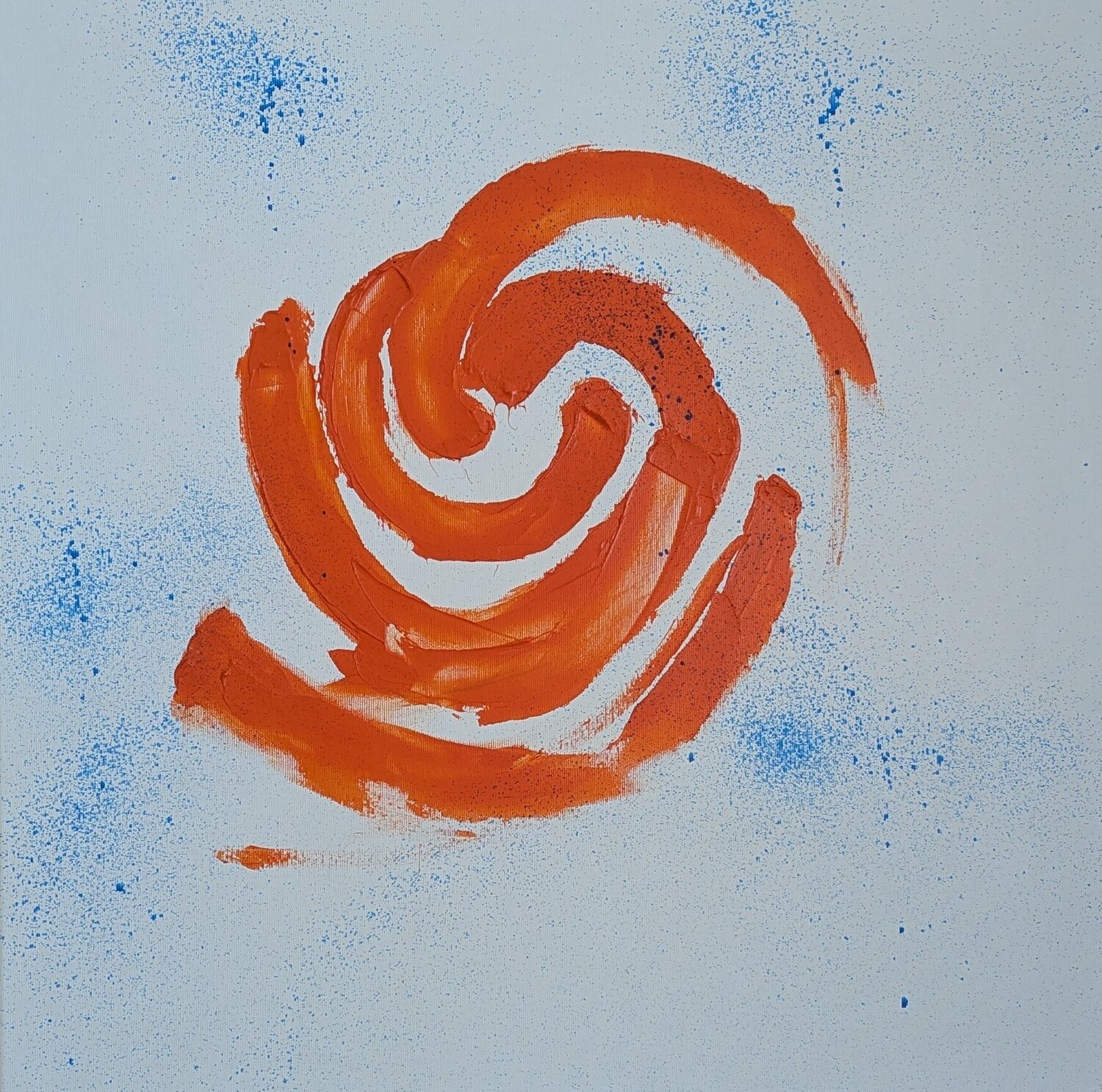 Dialog der Farbe — Ursprung der Bewegung Ellen Frischbutter Originalgemälde zu verkaufen