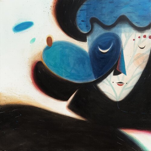 Attesa van Sara Flori, Schilderij te koop op Singulart