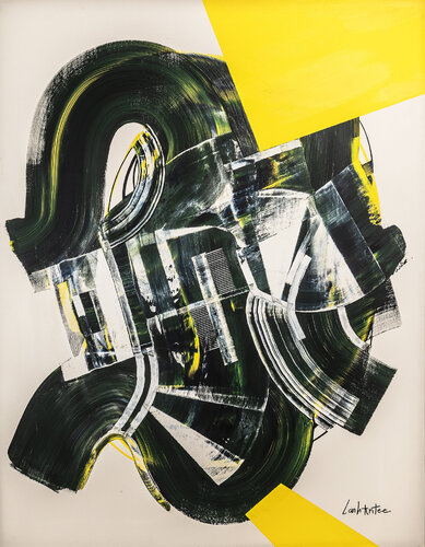 Yellow Corner by Jean Marc Larhantec, Painting for Sale on Singulart