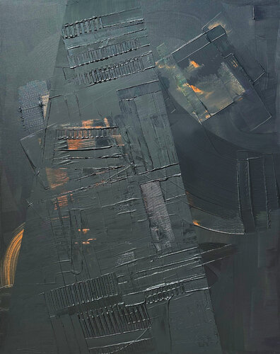 Ascent par Jean Marc Larhantec, Peinture en vente sur Singulart