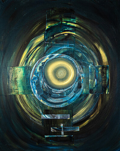 Black Hole Sun par Jean Marc Larhantec, Peinture en vente sur Singulart
