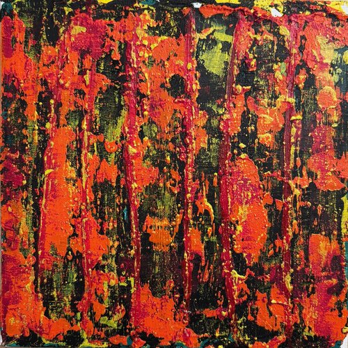 Red Orange van Alain CHURLAUD, Schilderij te koop op Singulart