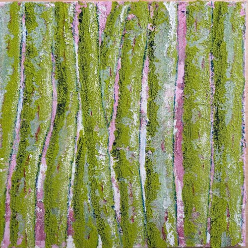 Green and Pink van Alain CHURLAUD, Schilderij te koop op Singulart