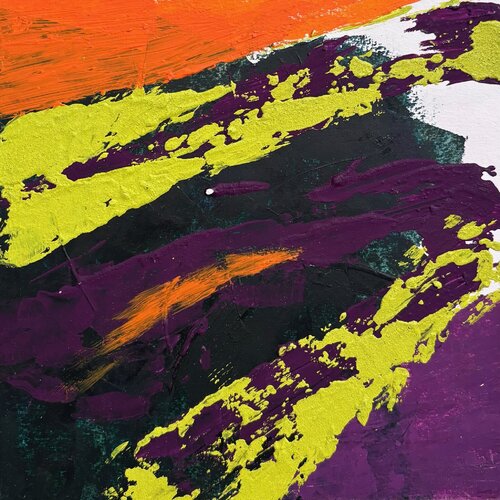 Orange van Alain CHURLAUD, Schilderij te koop op Singulart