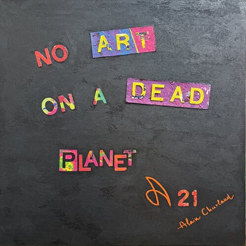 No art on a dead planet von Alain CHURLAUD, Malerei kaufen auf Singulart
