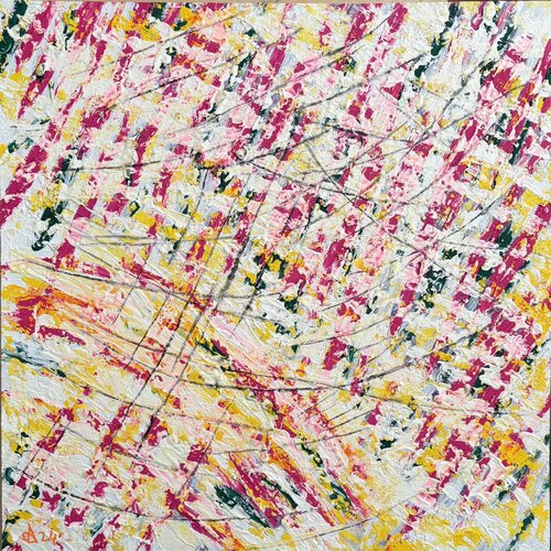 White and pink von Alain CHURLAUD, Malerei kaufen auf Singulart