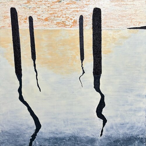 The Gentle Flow di Alain CHURLAUD, Pittura in vendita su Singulart