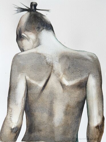 Back par Kateryna Reznichenko, Œuvre sur papier en vente sur Singulart