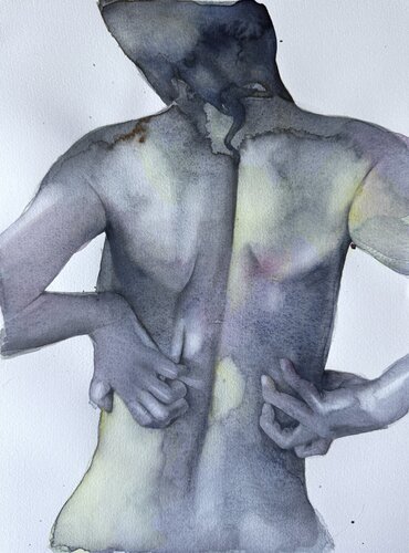 Back von Kateryna Reznichenko, Werk auf Papier kaufen auf Singulart