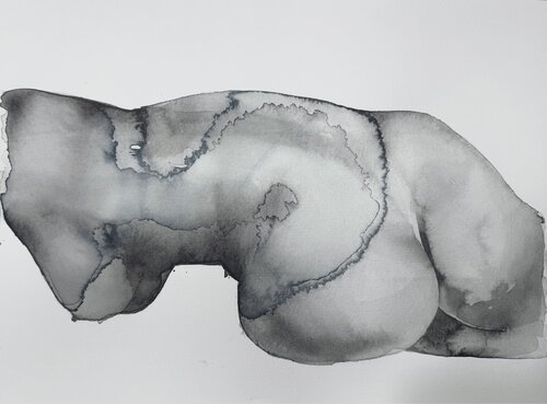 Nude par Kateryna Reznichenko, Œuvre sur papier en vente sur Singulart