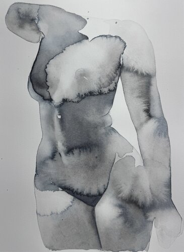 Nude par Kateryna Reznichenko, Œuvre sur papier en vente sur Singulart