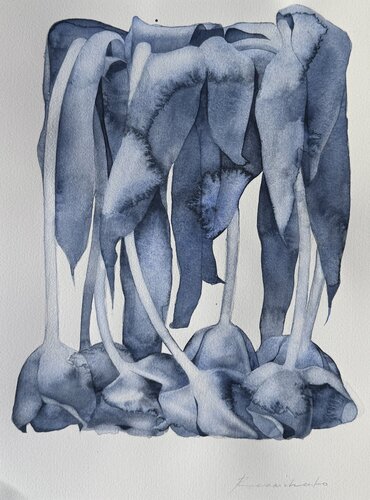 Dead flowers by Kateryna Reznichenko, Work on Paper for Sale on Singulart