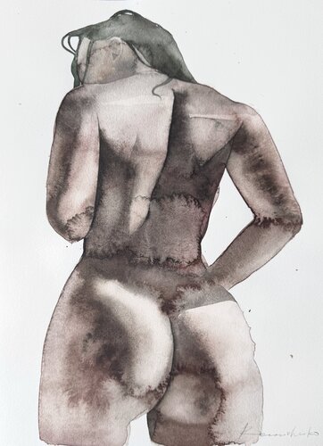 Back von Kateryna Reznichenko, Werk auf Papier kaufen auf Singulart
