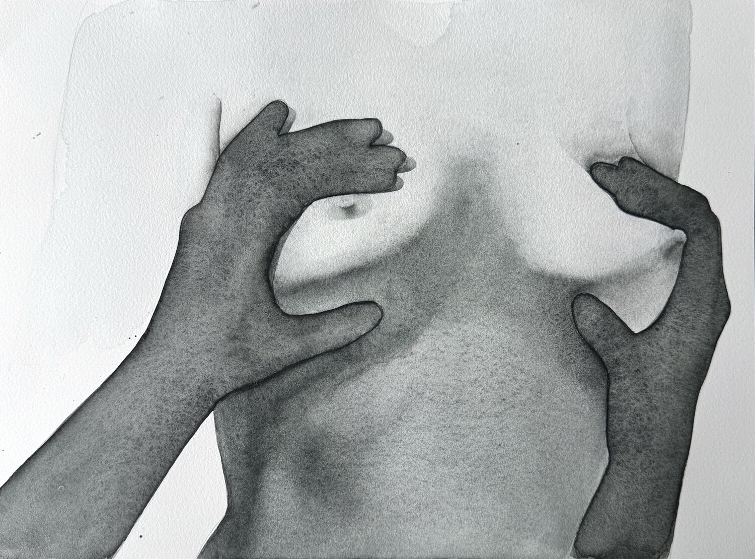 Hug Kateryna Reznichenko Work on Paper for sale