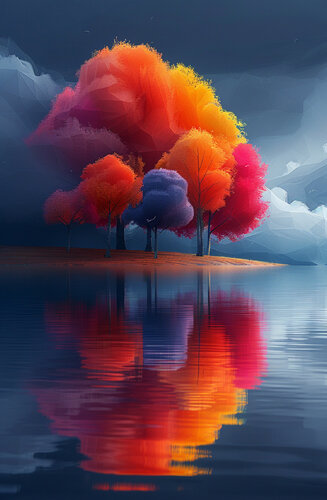 Fall in the Appalachian Mountains von Charley Brindley, Digital kaufen auf Singulart