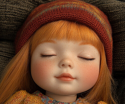 Young girl sleeping Charley Brindley