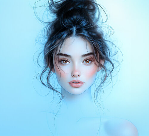 Anastasia Romanov, Grand Duchess of Russia, what she might have looked like in 1928, if she had not been murdered. by Charley Brindley, Digital for Sale on Singulart