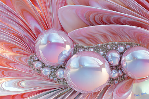 Fresh water pearls from the Yangtze River in Jiangsu province, China di Charley Brindley, Digitale in vendita su Singulart