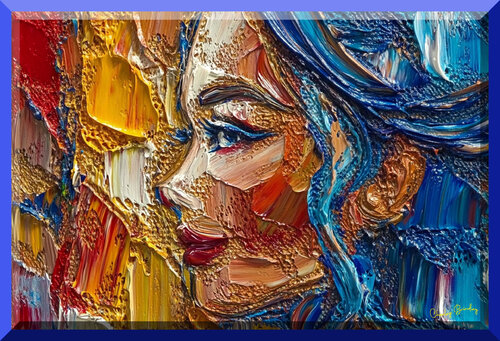 Scarlett in 100 strokes von Charley Brindley, Digital kaufen auf Singulart