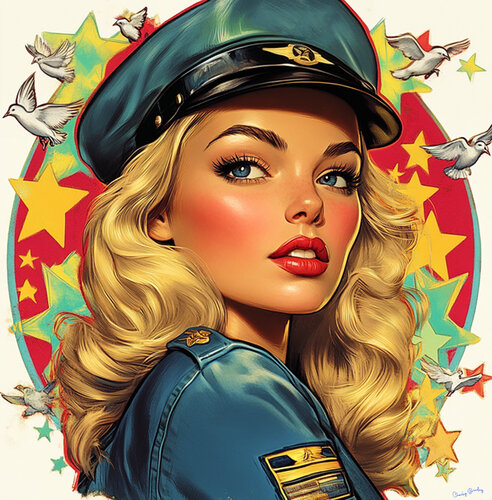 A few good women is what we want to join the Peace Corps di Charley Brindley, Digitale in vendita su Singulart