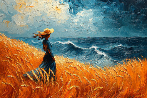 The war, the wind, and the waiting von Charley Brindley, Digital kaufen auf Singulart