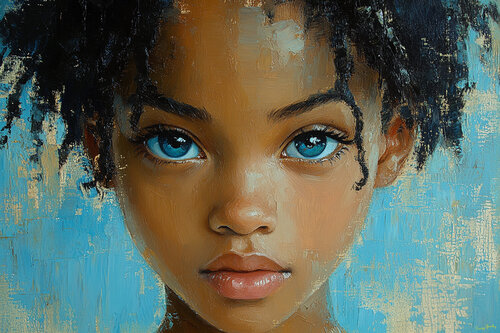 Dola of the Yemorke people from the Great Riff Valley. She was granddaughter of Mugjo, chief of the Yemorke by Charley Brindley, Digital for Sale on Singulart